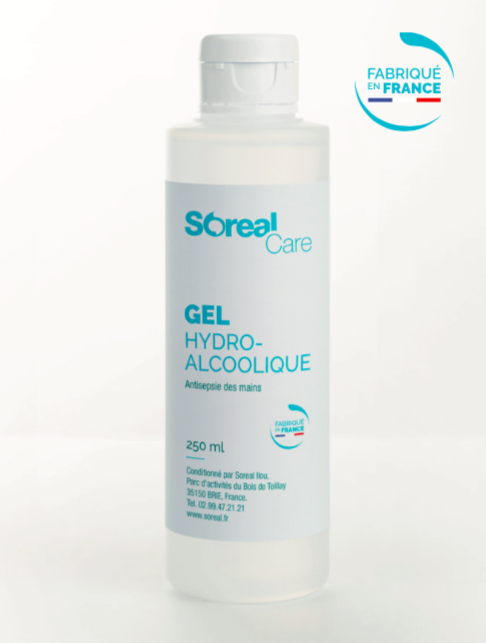 Flacon 250 ml Gel Hydroalcoolique
