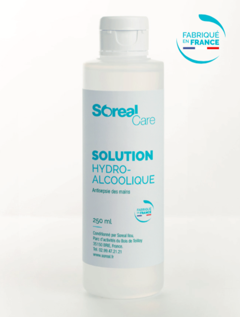 Flacon 250 ml Gel Hydroalcoolique