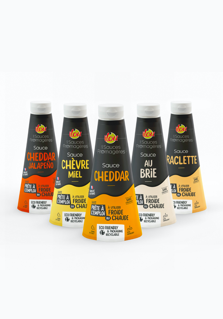 Sauces fromagères Ilou Emballage Responsable